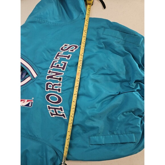vintage 90s charlotte hornets starter windbreaker jacket Large See Measurements - Picture 10 of 11